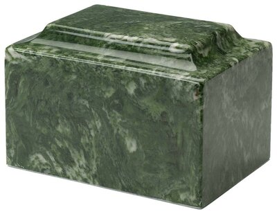 Meadow Green Synthetic Marble Urn (single)